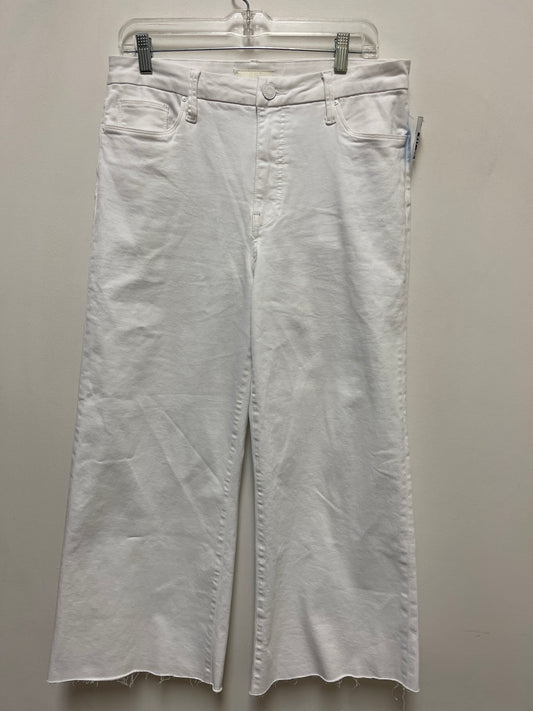 Jeans Wide Leg By Kut In White, Size: 10