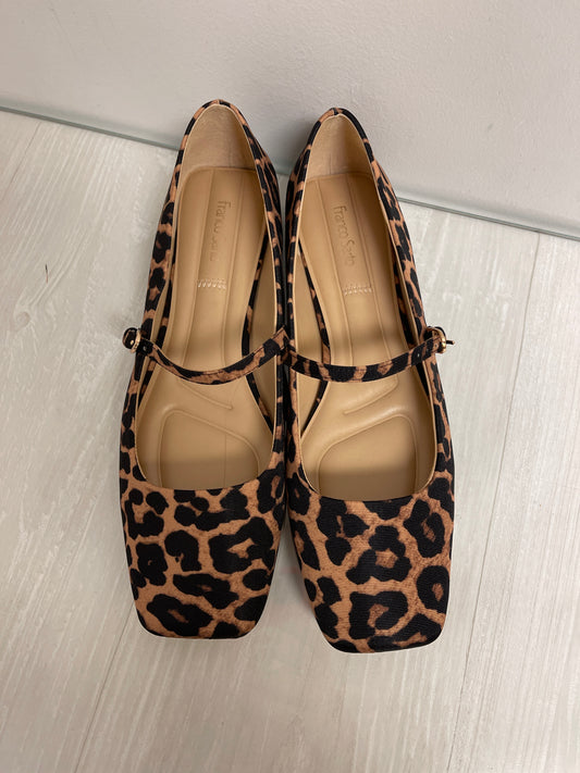 Shoes Flats By Franco Sarto In Animal Print, Size: 9.5