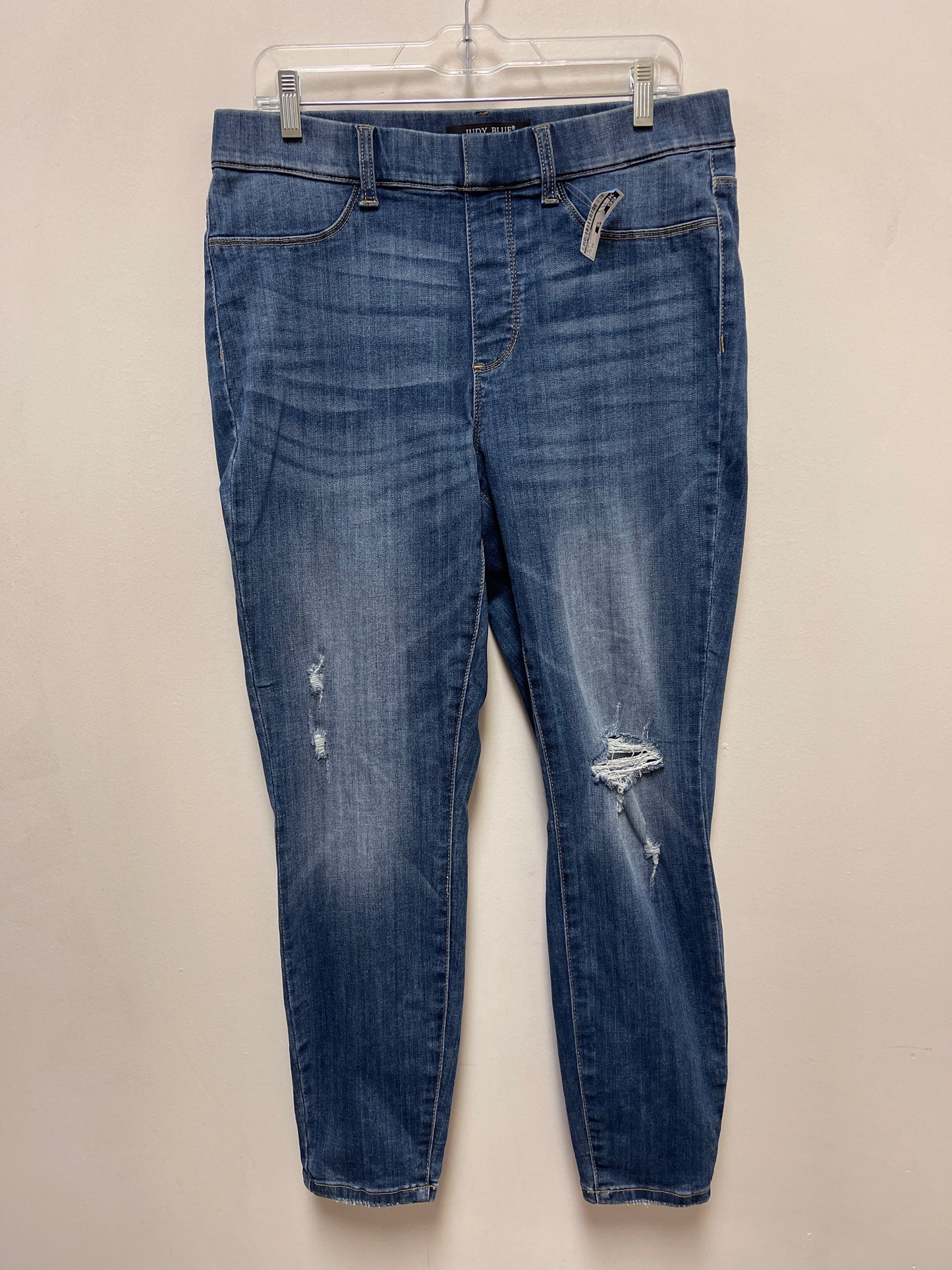 Jeans Skinny By Judy Blue In Blue Denim, Size: 16