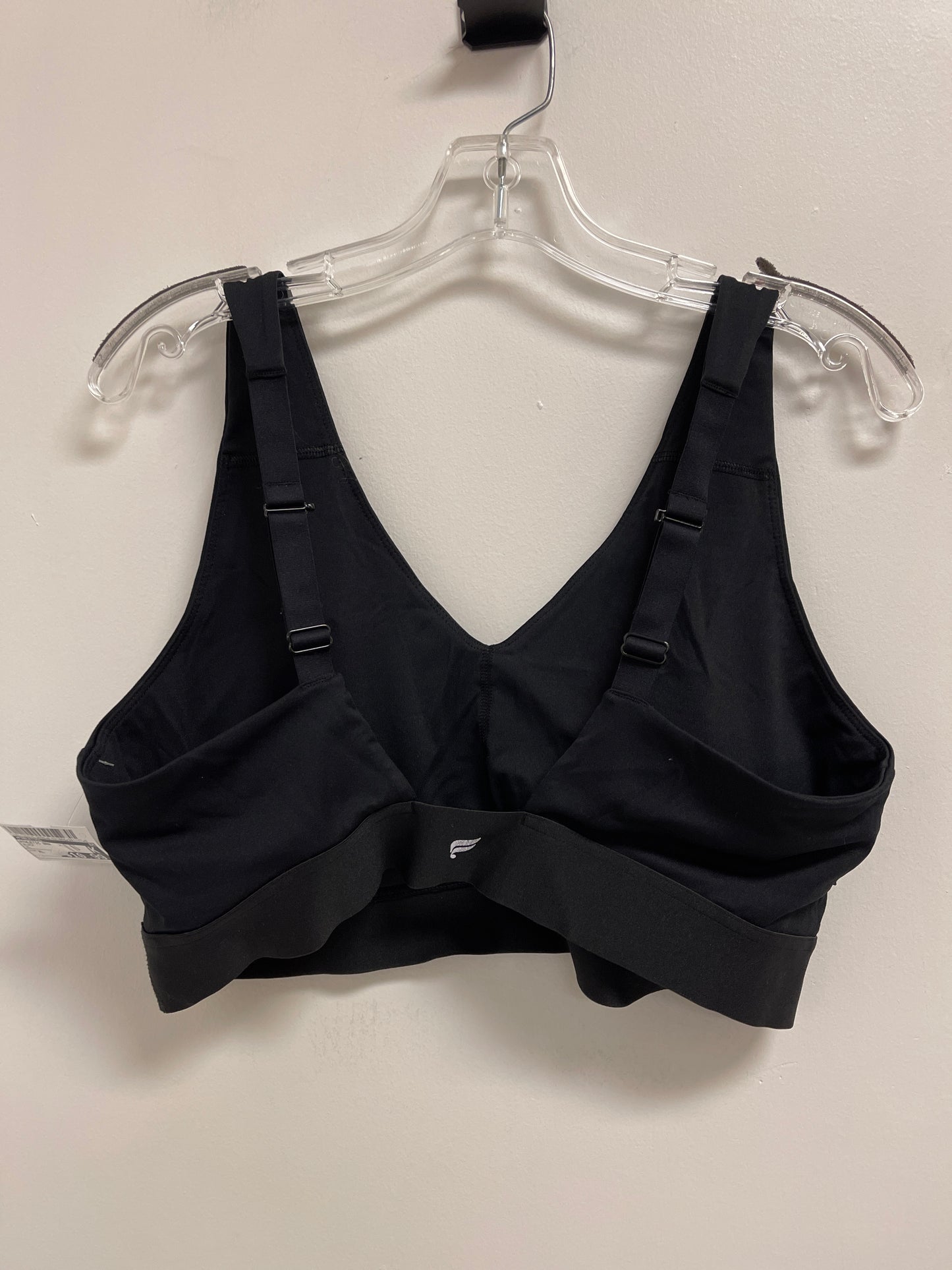 Athletic Bra By Fabletics In Black, Size: Xl