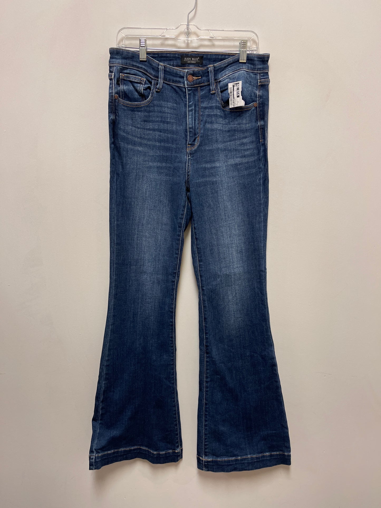 Jeans Flared By Judy Blue In Blue Denim, Size: 10