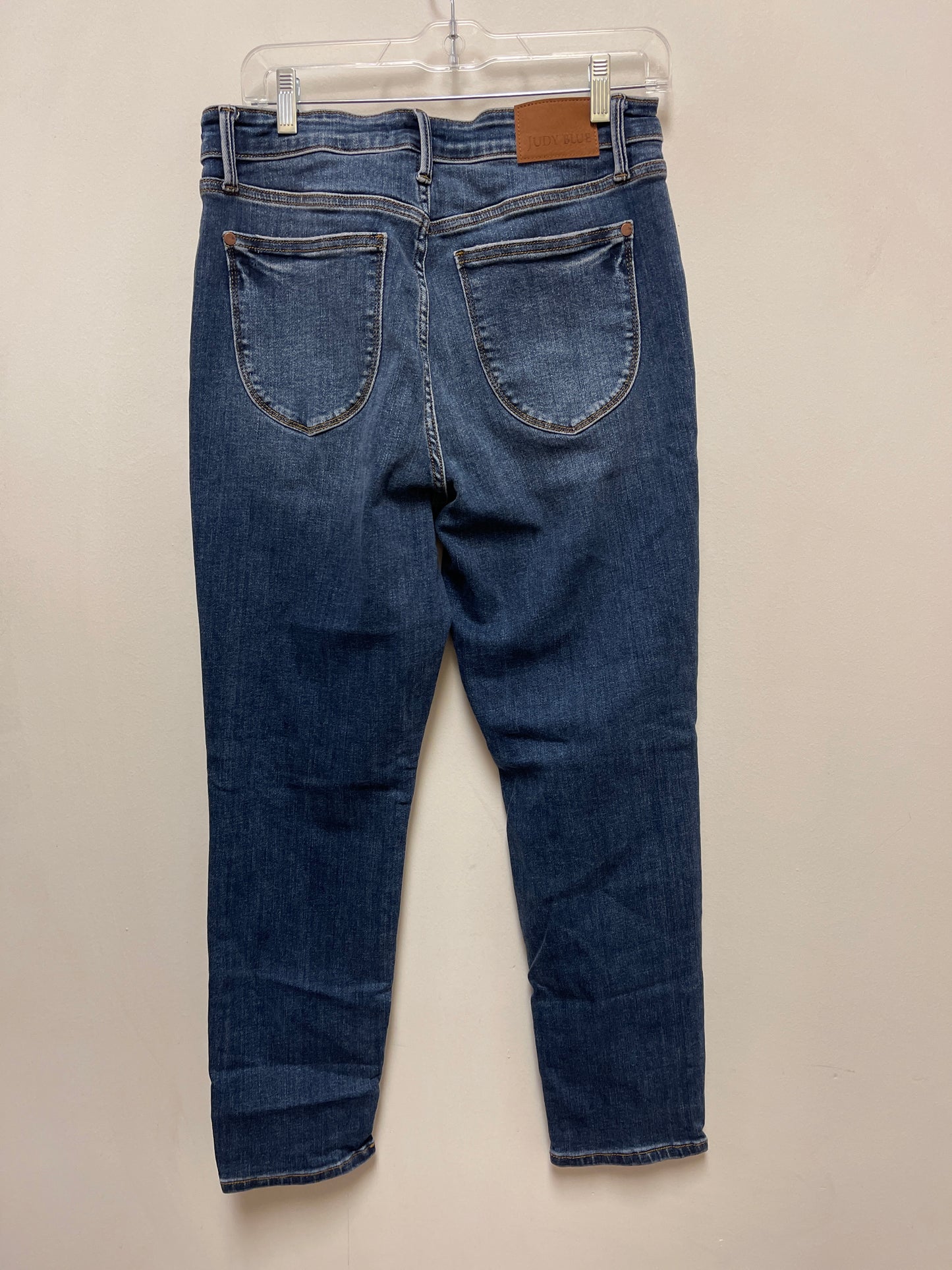 Jeans Straight By Judy Blue In Blue Denim, Size: 10