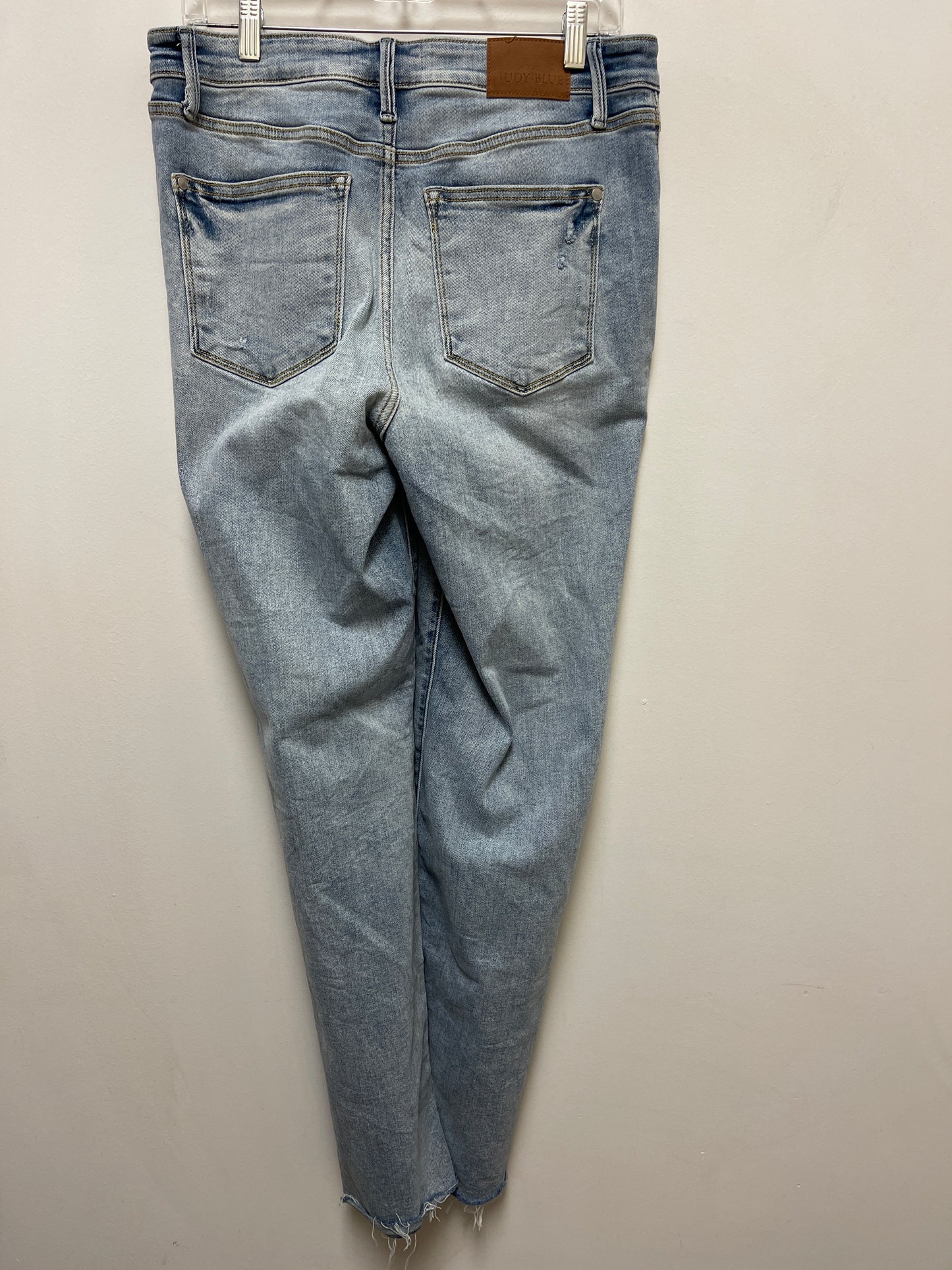 Jeans Straight By Judy Blue In Blue Denim, Size: 10