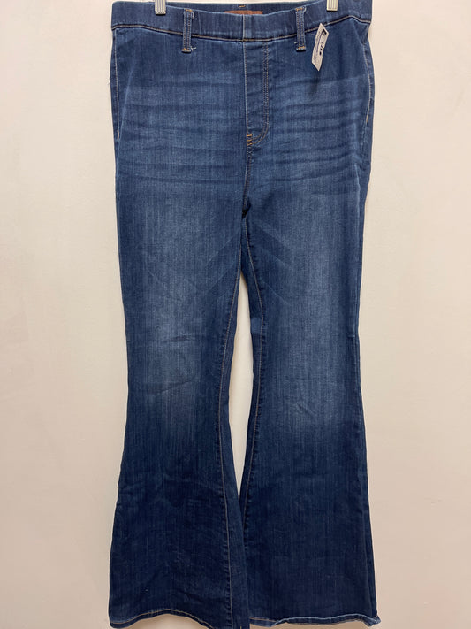 Jeans Flared By Judy Blue In Blue Denim, Size: 14