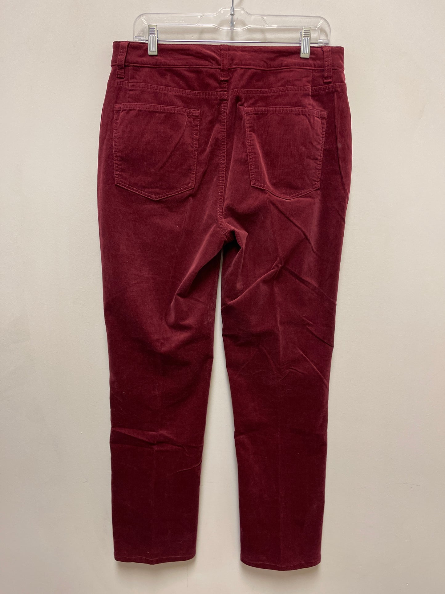 Jeans Straight By Talbots In Red, Size: 12