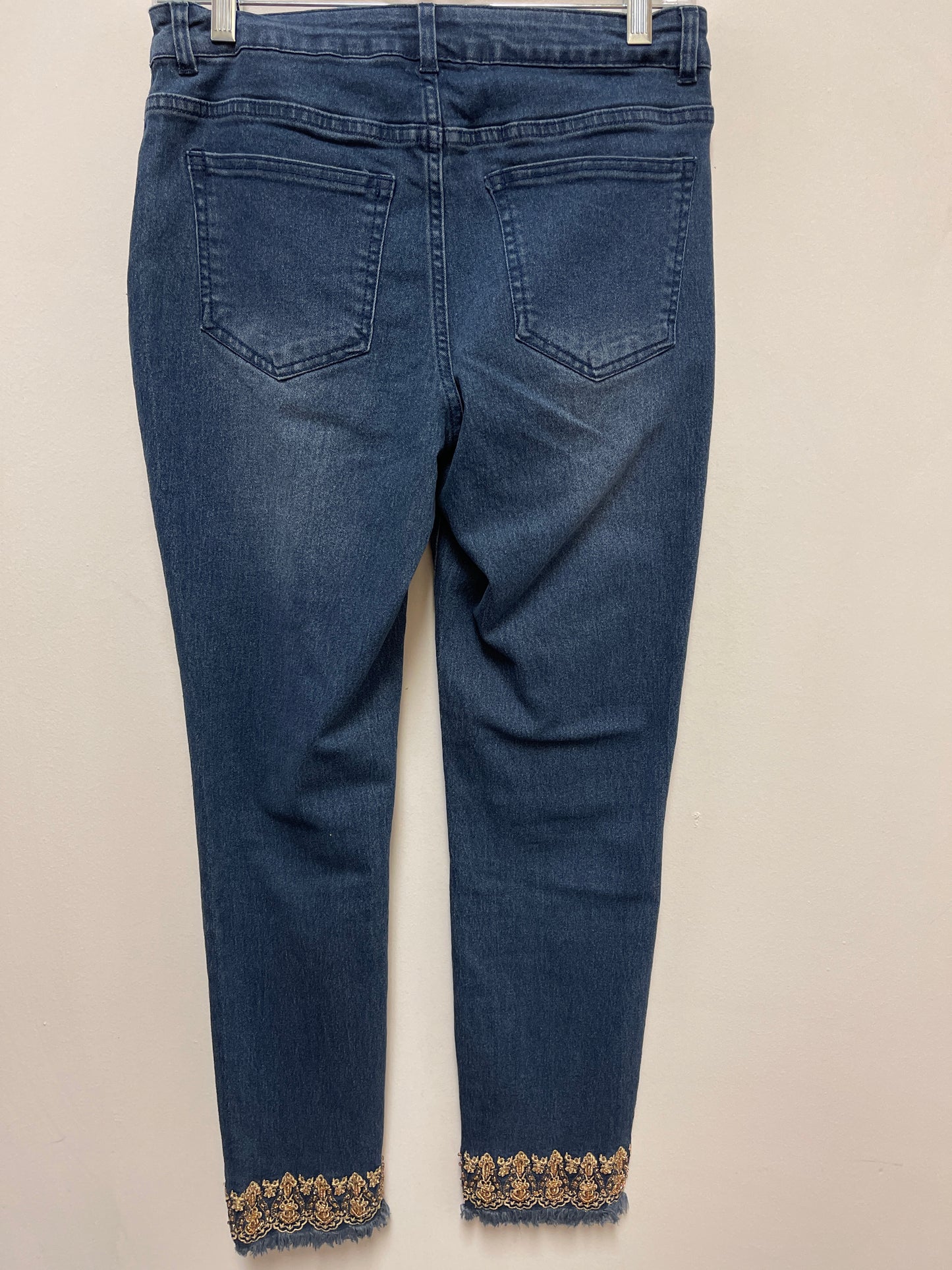 Jeans Straight By Clothes Mentor In Blue Denim, Size: 4