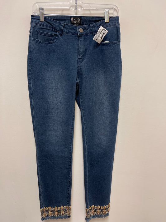 Jeans Straight By Clothes Mentor In Blue Denim, Size: 4