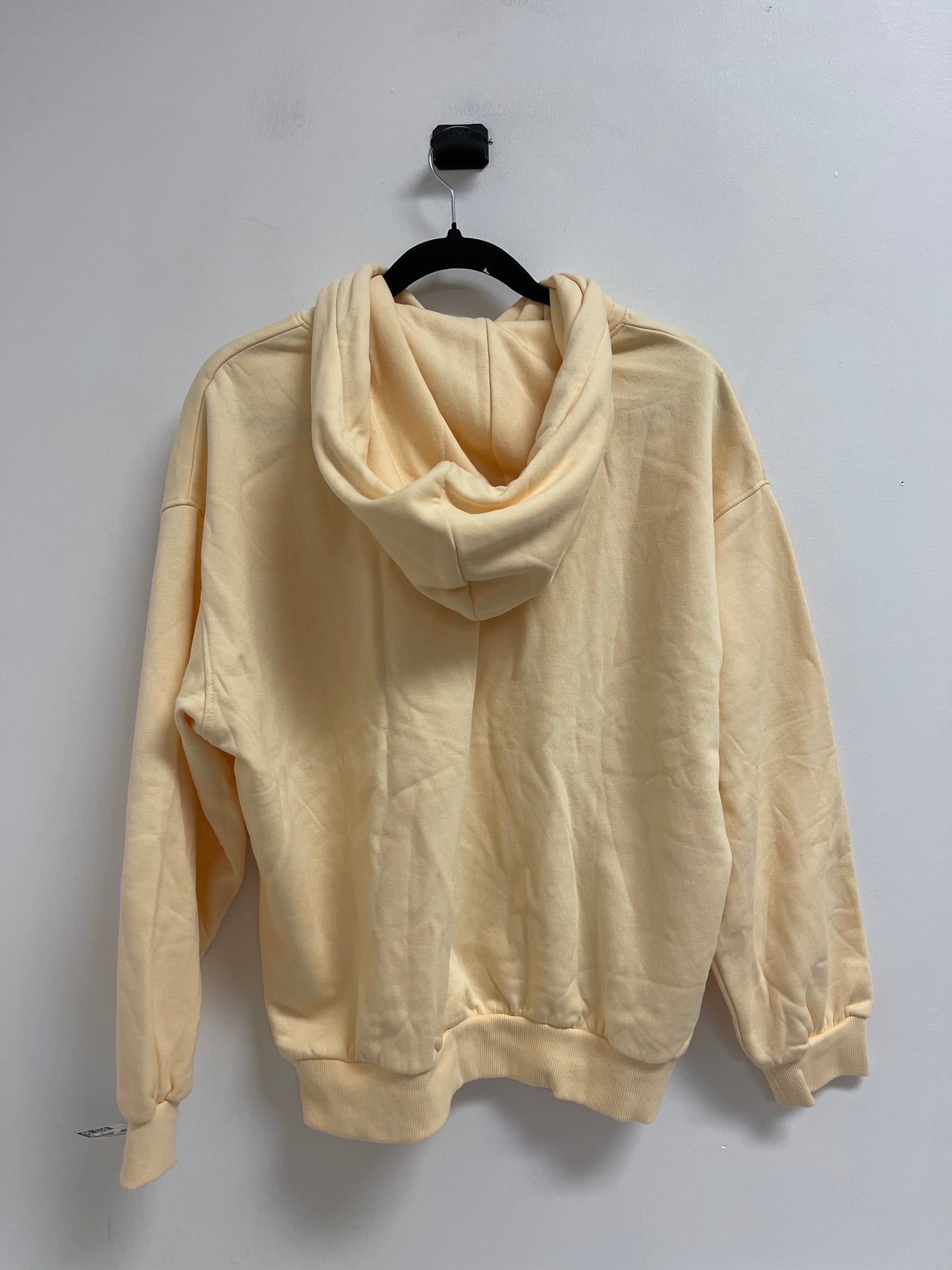 Sweatshirt Hoodie By H&m In Yellow, Size: M