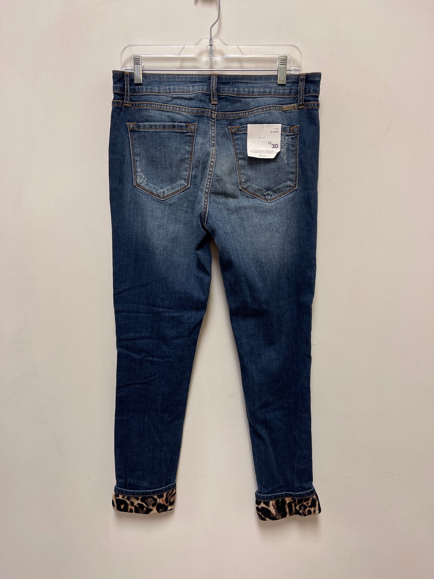 Jeans Skinny By Kancan In Blue Denim, Size: 10