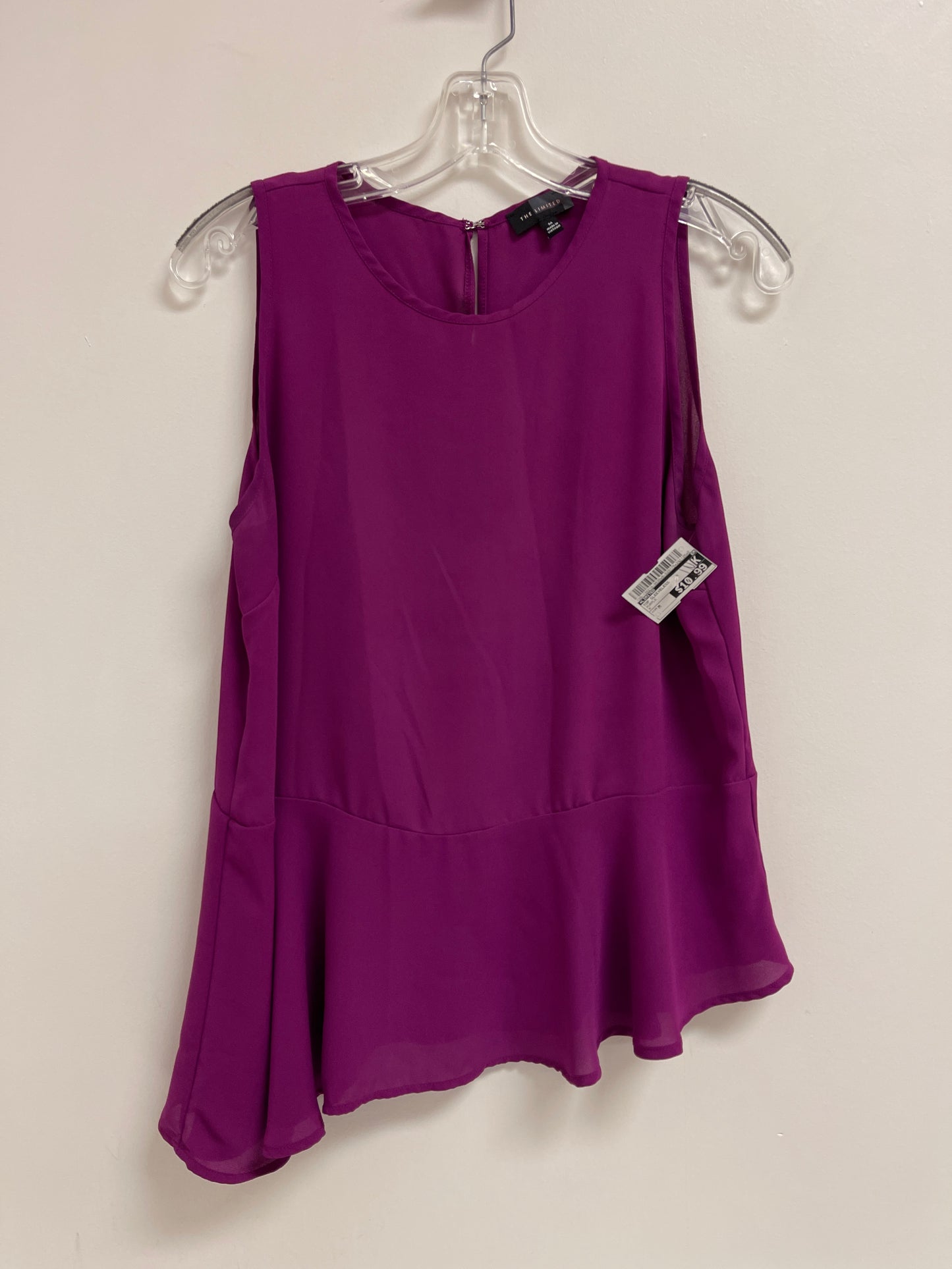 Top Sleeveless By Limited In Purple, Size: M