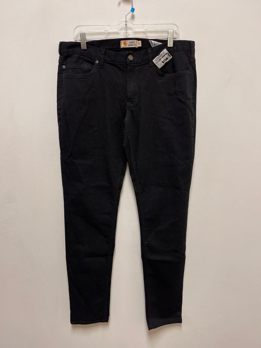 Jeans Skinny By Carhartt In Black, Size: 14