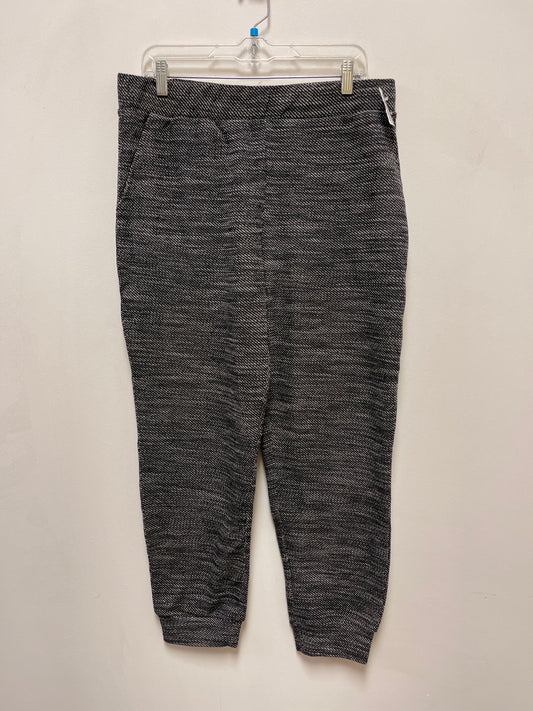 Pants Lounge By Logo In Black & White, Size: 10