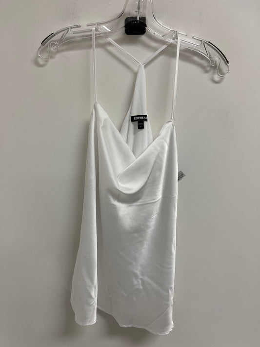 Top Sleeveless By Express In White, Size: M