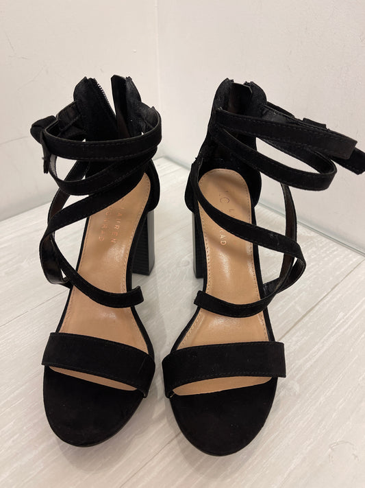 Shoes Heels Block By Lc Lauren Conrad In Black, Size: 7