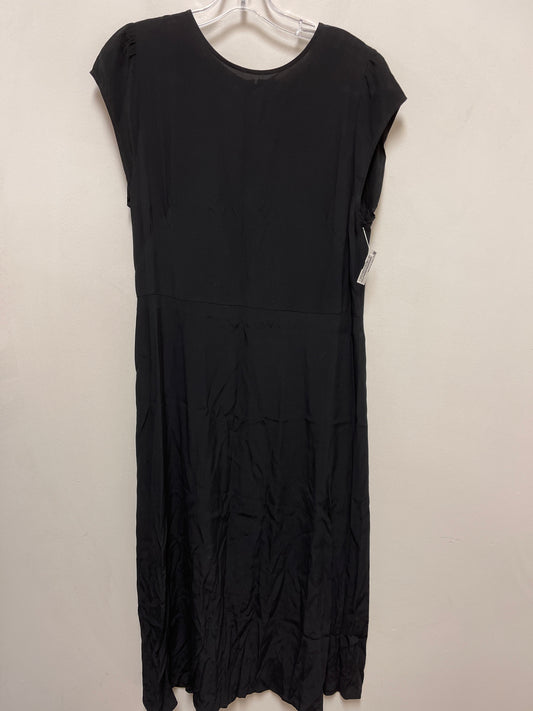 Dress Casual Midi By Loft In Black, Size: M