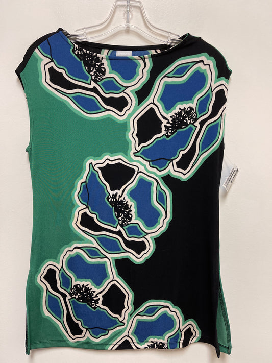 Top Sleeveless By Chicos In Multi-colored, Size: S