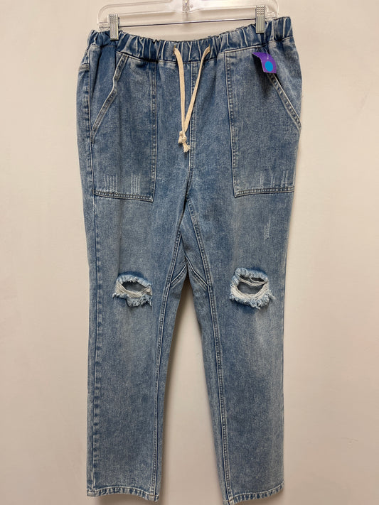 Jeans Straight By Clothes Mentor In Blue Denim, Size: Xl