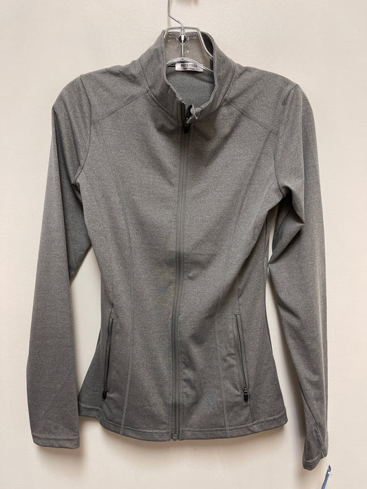 Athletic Jacket By Clothes Mentor In Grey, Size: S