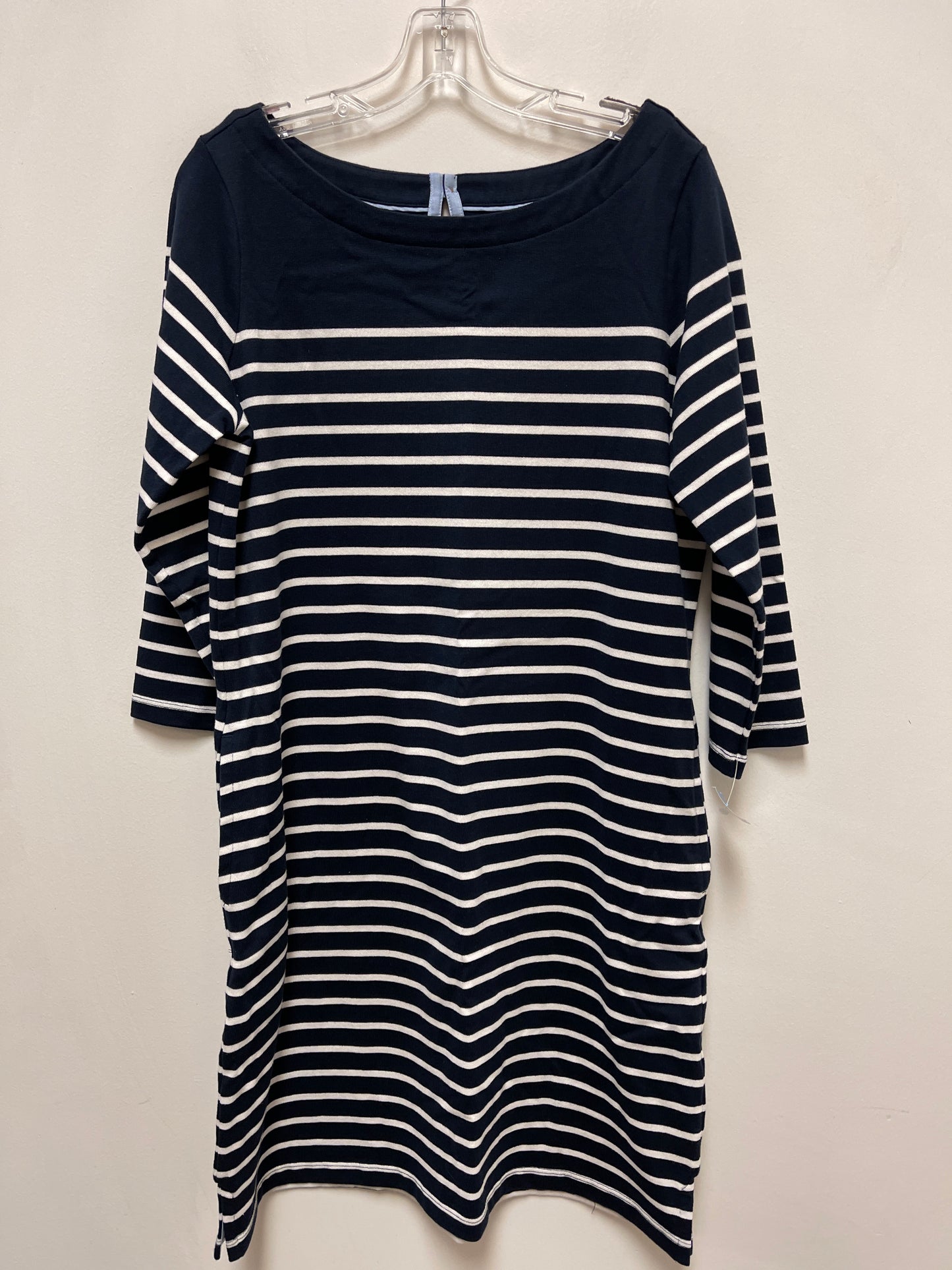 Dress Casual Midi By L.l. Bean In Navy, Size: M