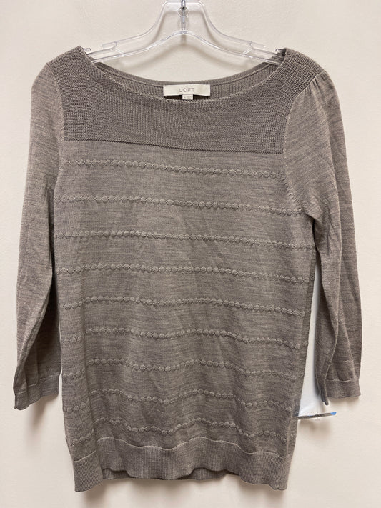 Top Long Sleeve By Loft In Brown, Size: M