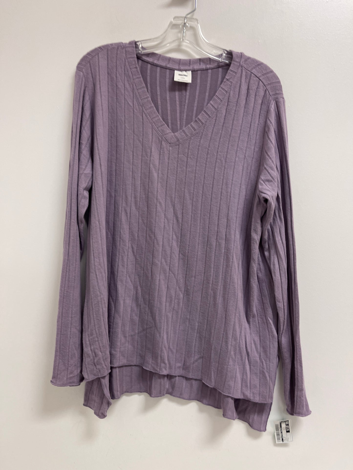 Top Long Sleeve By Clothes Mentor In Purple, Size: L