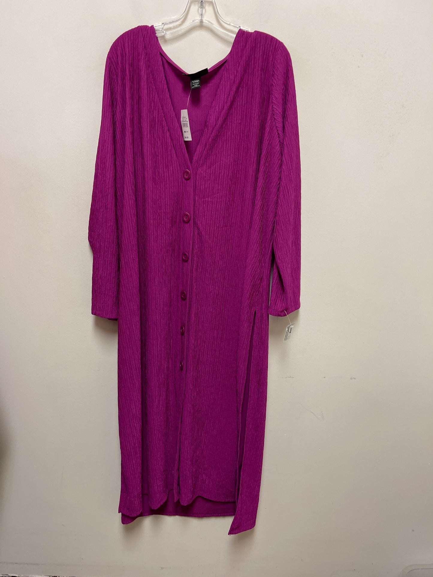 Dress Casual Maxi By Ashley Stewart In Purple, Size: 3x