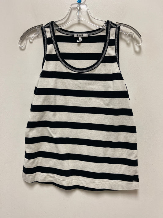 Striped Pattern Top Sleeveless Three Dots, Size L