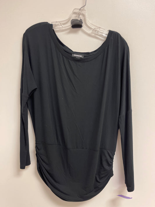 Black Top Long Sleeve Basic Express, Size S