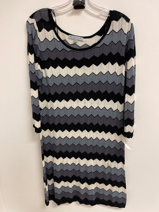 Black & Grey Dress Casual Short Dannyandnicole, Size Xl