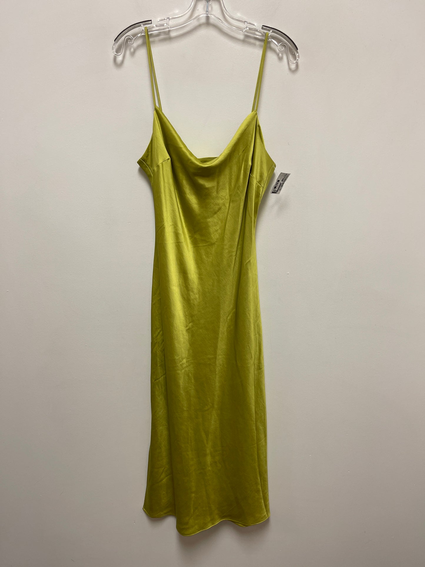 Green Dress Casual Maxi Express, Size L