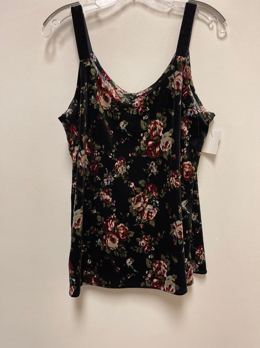 Black Top Sleeveless Bobeau, Size L