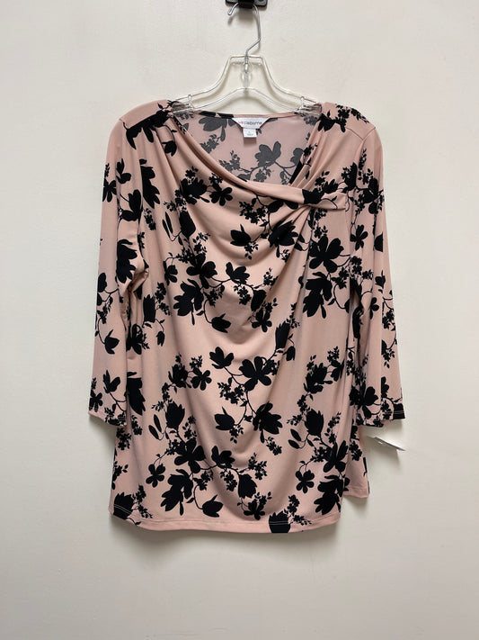 Pink Top Long Sleeve Liz Claiborne, Size L