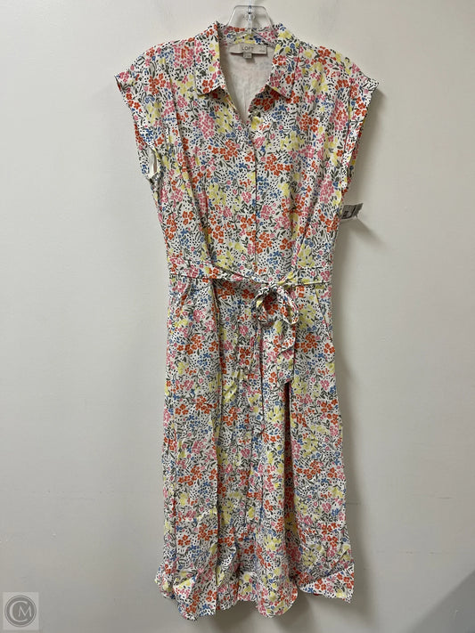 Dress Casual Midi By Loft  Size: S