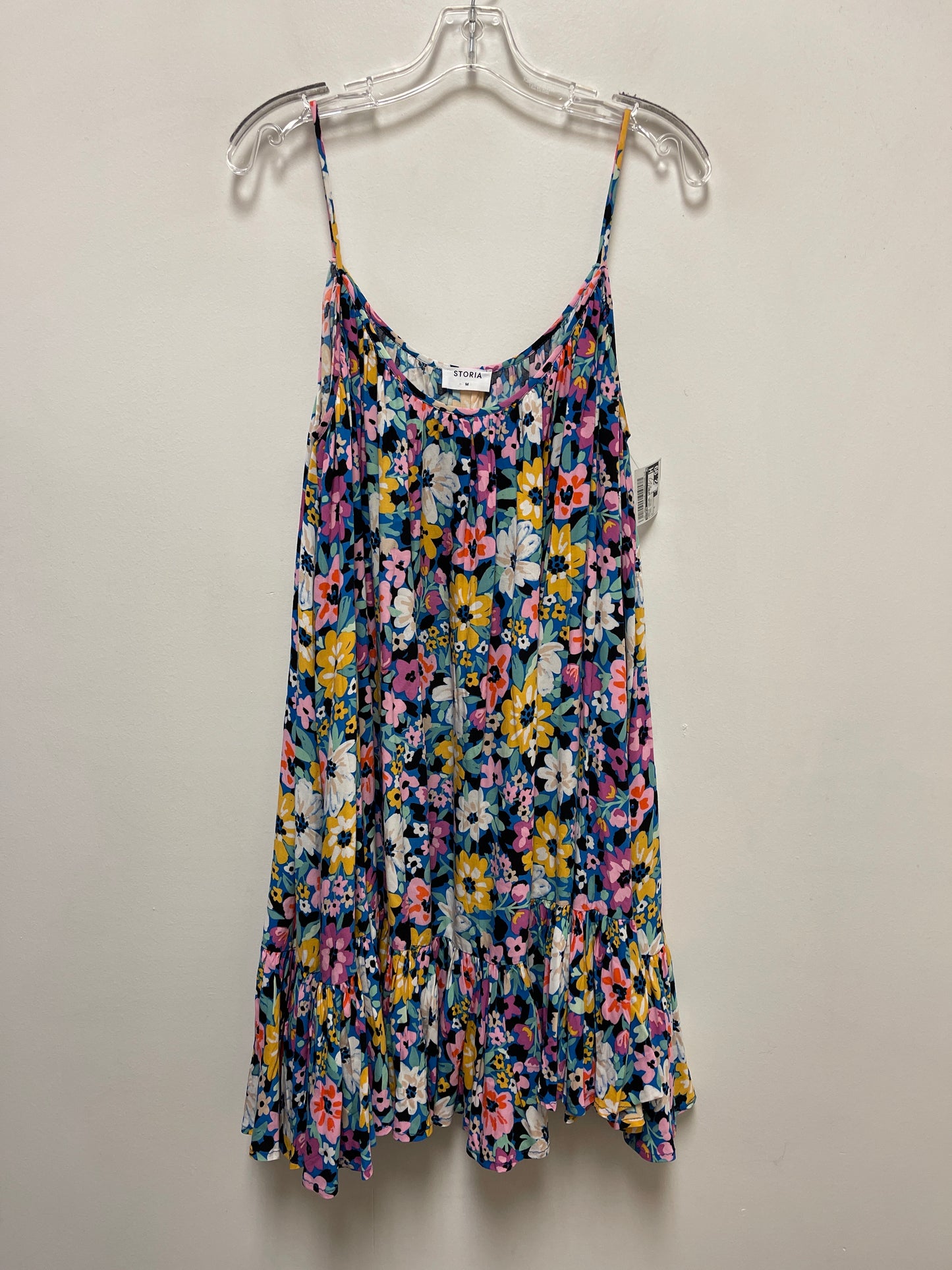 Dress Casual Short By Storia In Floral Print, Size: M