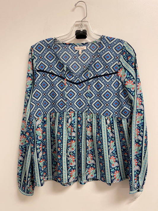 Top Long Sleeve By Clothes Mentor In Blue, Size: S