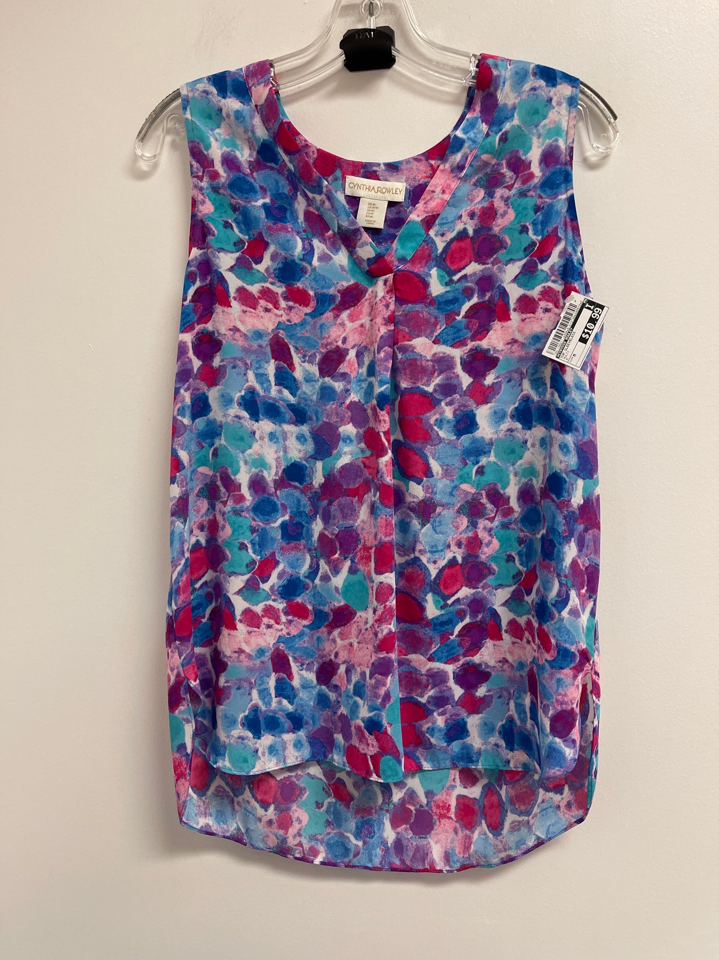 Top Sleeveless By Cynthia Rowley In Multi-colored, Size: M