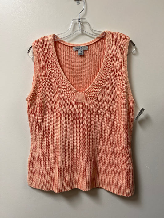 Top Sleeveless By Tommy Bahama In Orange, Size: L