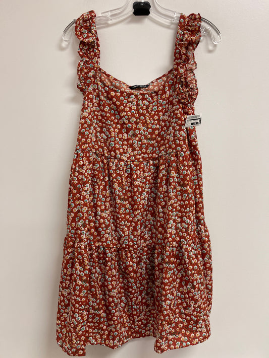 Dress Casual Short By Shein In Brown, Size: M