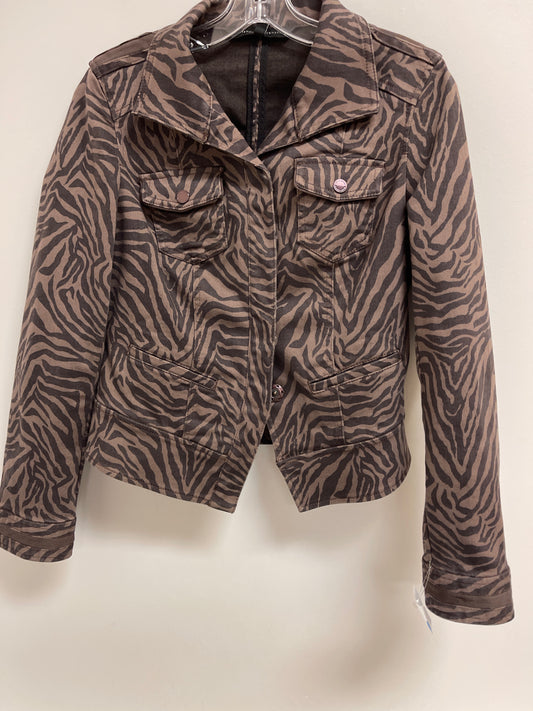 Jacket Denim By White House Black Market In Animal Print, Size: S