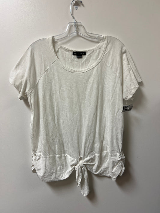 Top Short Sleeve Basic By Sanctuary In White, Size: L