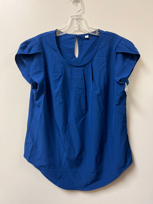 Top Short Sleeve By Clothes Mentor In Blue, Size: L