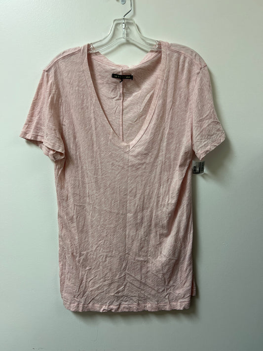 Top Short Sleeve Basic By Rag And Bone In Pink, Size: L