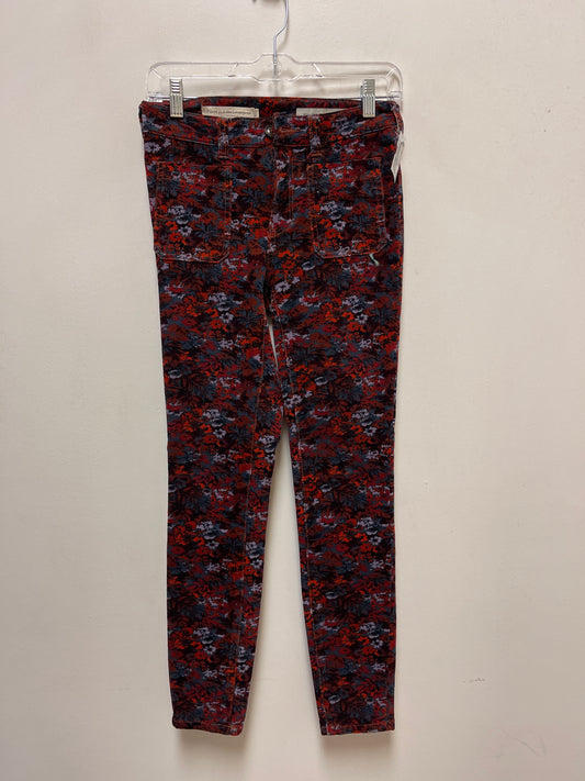 Pants Corduroy By Pilcro In Red, Size: 2