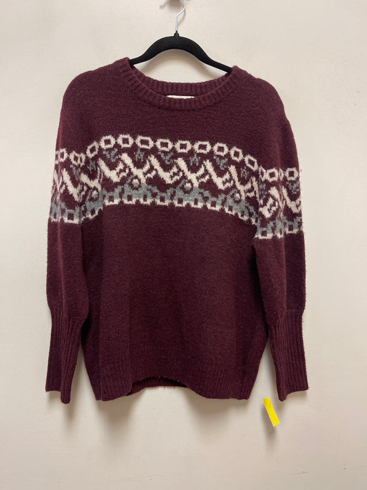 Sweater By Clothes Mentor In Red, Size: S