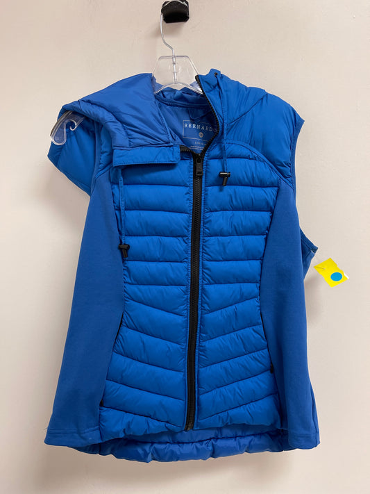 Vest Puffer & Quilted By Bernardo In Blue, Size: L