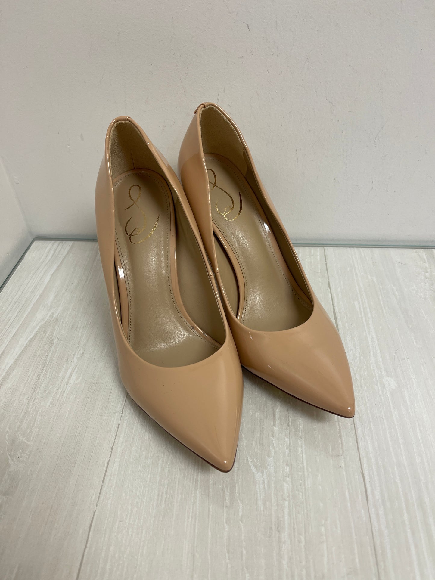 Shoes Heels Stiletto By Sam Edelman In Tan, Size: 8.5