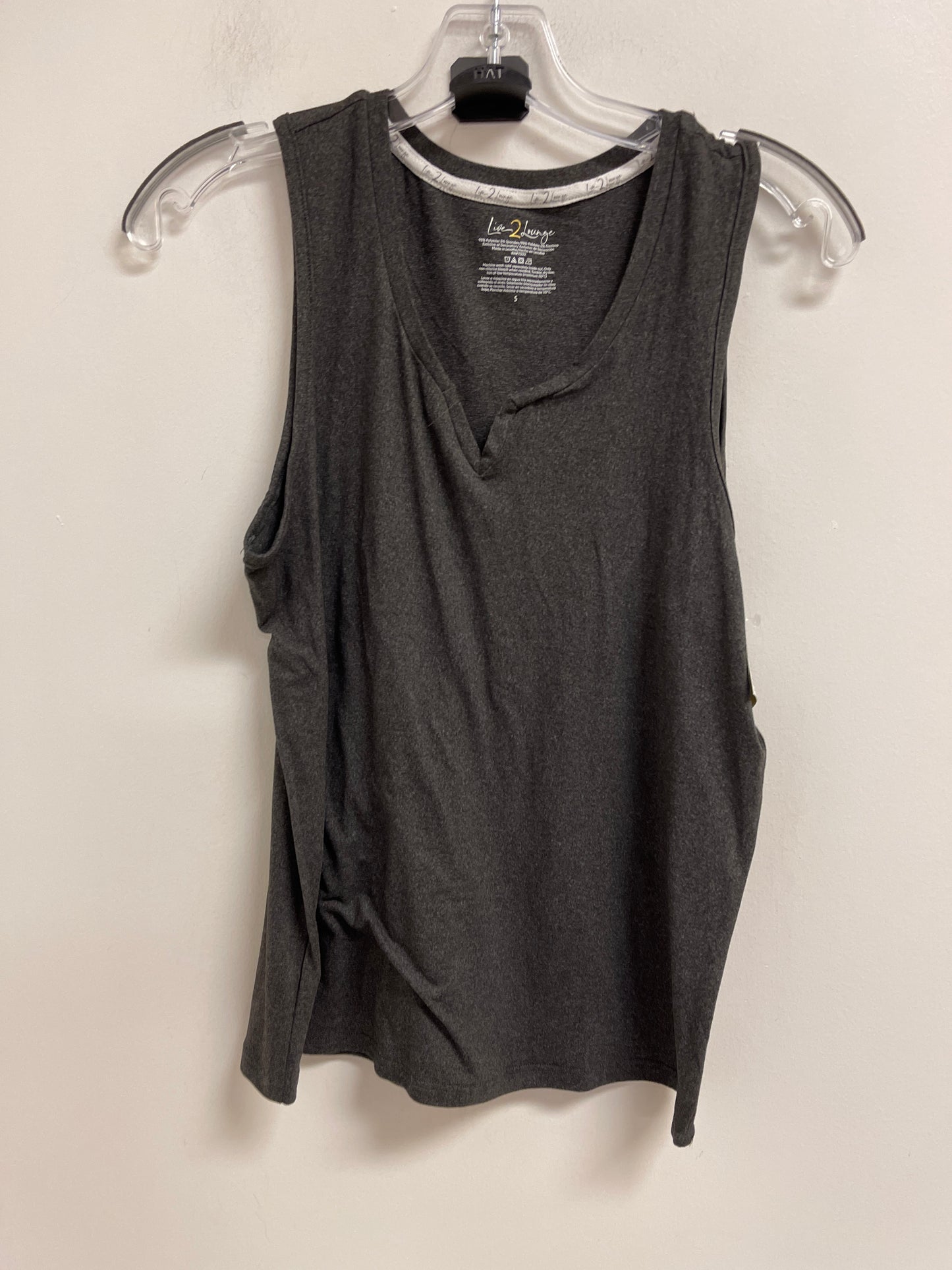 Top Sleeveless By Clothes Mentor In Grey, Size: S