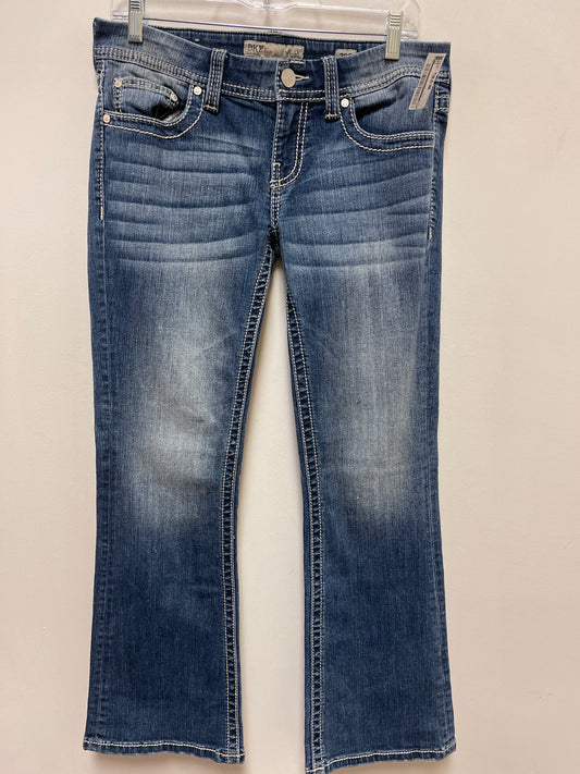 Jeans Boot Cut By Bke In Blue Denim, Size: 6