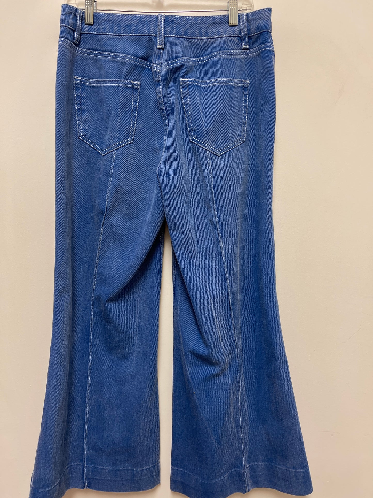 Jeans Wide Leg By By Together In Blue Denim, Size: 12