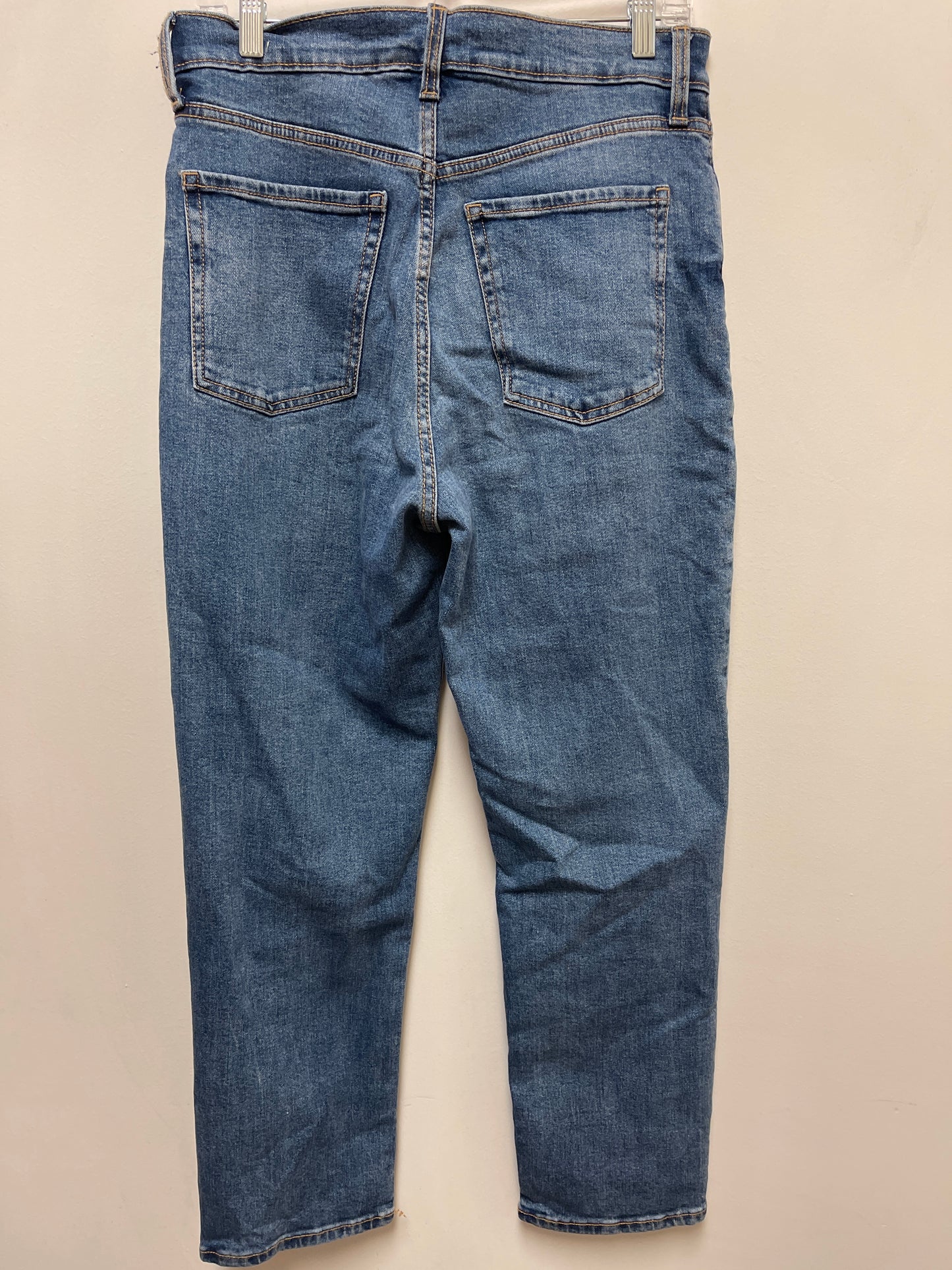 Jeans Straight By Old Navy In Blue Denim, Size: 8